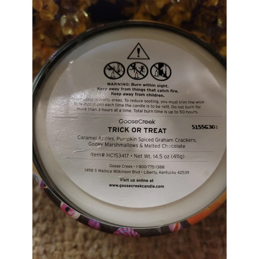 Trick or Treat - Goose Creek 3-Wick Candle
